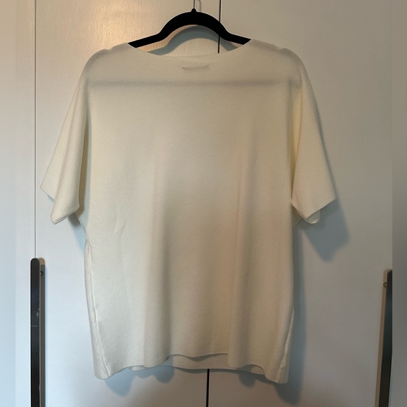 White light sweater dress shirt size large - Picture 3 of 3